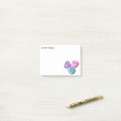 Lustiges Post-it Klebezettel (Auf Schreibtisch)