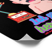 lustiges Poster "BACK TO SCHOOL" (Ecke)