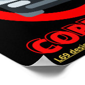 lustiges Poster "COPBUSTERS" (Ecke)
