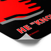 lustiges Poster "FRAG MY." (Ecke)