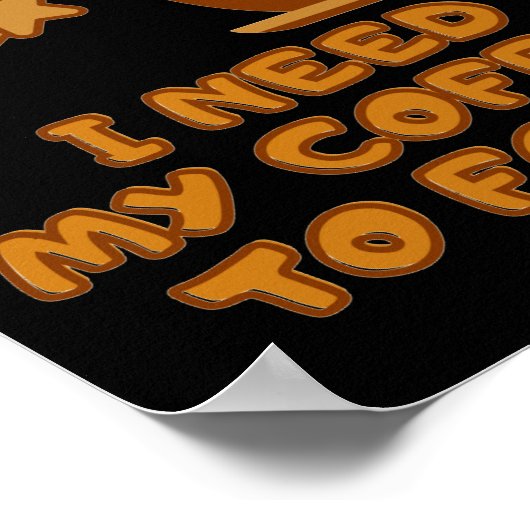 lustiges Poster "HOCUS POCUS.." (Ecke)