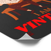 lustiges Poster "Ich bin NICHT ALT..." (Ecke)