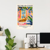 Lustiges Poster mit Hirsch in der Badewanne, Matis (Heimbüro)