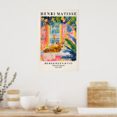 Lustiges Poster mit Hirsch in der Badewanne, Matis (Küche)