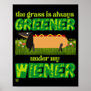 lustiges Poster "MY DACKEL"