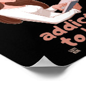 lustiges Poster "NUR EIN MÄDCHEN..." (Ecke)