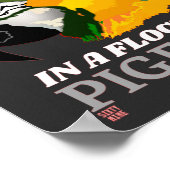 lustiges Poster "SEIN EIN PARROT..." (Ecke)