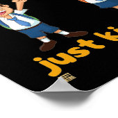 lustiges Poster "YAY SCHOOL" (Ecke)