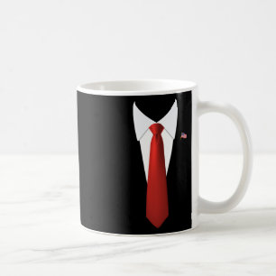 Lustiges Präsident Trump Anzug Faules Halloween Ko Kaffeetasse