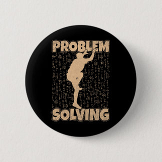 Lustiges Problemlösungs- Rockklettern Bouldering P Button