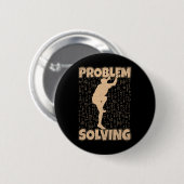 Lustiges Problemlösungs- Rockklettern Bouldering P Button (Vorne & Hinten)
