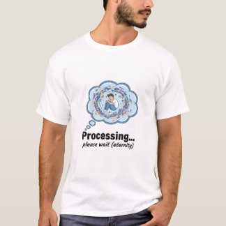 Lustiges Processing Ladebildschirm Geek Humor T-Sh T-Shirt