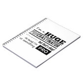 Lustiges Procrastinator-Zitat Notizblock (Linke Seite)