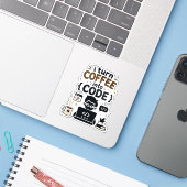 Lustiges Programmierer-Design Aufkleber (Laptop mit iPhone)