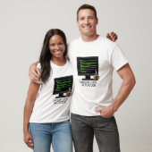 Lustiges Programmierer-Pixel Kunst Kaffee in Code  T-Shirt (Unisex)