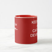 Lustiges Projekt-Systems-Entwickler-Geschenk - Tasse (Zentrum)