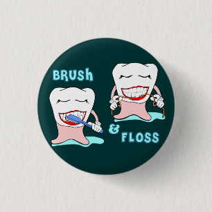 Lustiges Prosthodontist Kleid Button