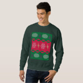 Lustiges Pullover-Wetter-Feiertagsdesign Sweatshirt (Vorne ganz)