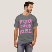 Lustiges Punk Rock Mädchen T-Shirt (Vorne ganz)