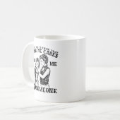 Lustiges Punk-Rock-Support-Meme Kaffeetasse (Vorderseite Links)
