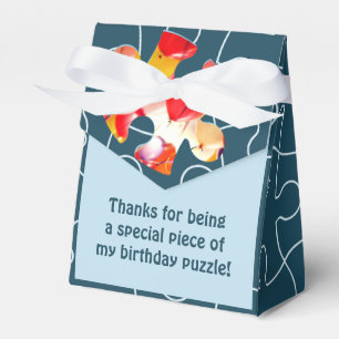 Lustiges Puzzle für Kinder zum Geburtstag Dankesch Geschenkschachtel