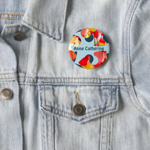 Lustiges Puzzle Kinder Geburtstagsfeier Runder Nam Button