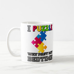 Lustiges Puzzle-Liebhaber-Design für Männer Frauen Kaffeetasse