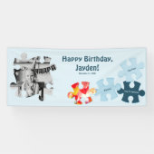 Lustiges Puzzle mit individuellem Bild Text Alles  Banner (Horizontal)