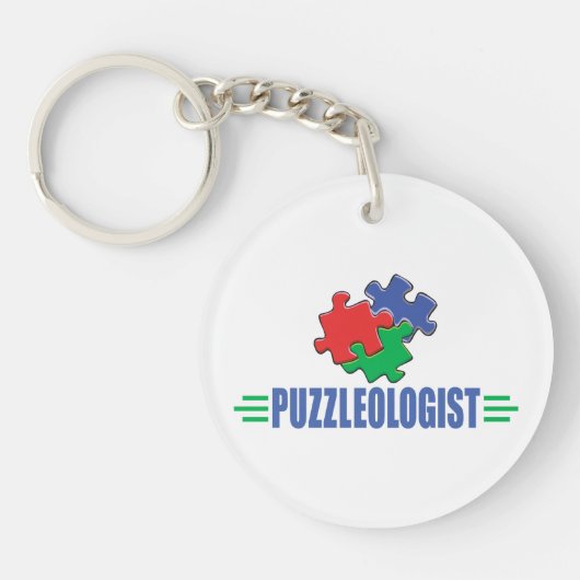 Lustiges Puzzle Schlüsselanhänger (Vorderseite)