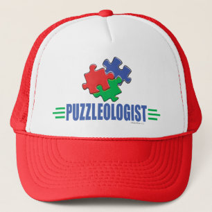 Lustiges Puzzle Truckerkappe
