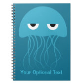 Lustiges Quallengewohnheitsnotizbuch Notizblock (Vorderseite)