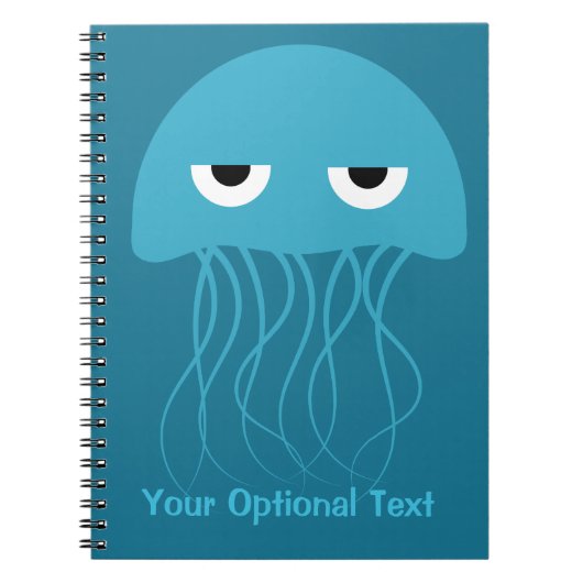Lustiges Quallengewohnheitsnotizbuch Notizblock (Vorderseite)