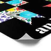 Lustiges Quilten Nähen Quilt Quilter-Geschenk  Poster (Ecke)