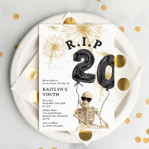 Lustiges R.I.P meiner 20er zum 30. Geburtstag Einladung