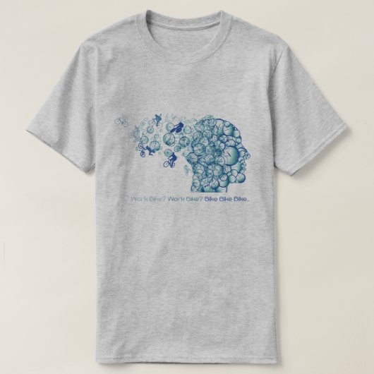 Lustiges Radfahren - Arbeits-Fahrrad? Radfahren T-Shirt (Design vorne)