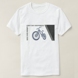Lustiges Radfahren - Geld kann nicht durch Sie T-Shirt
