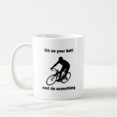 Lustiges Radfahren Kaffeetasse (Links)
