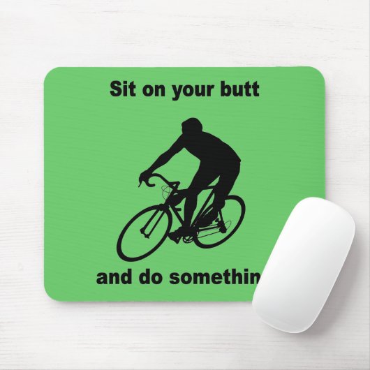 Lustiges Radfahren Mousepad (Mit Mouse)