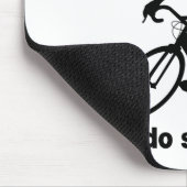 Lustiges Radfahren Mousepad (Ecke)