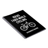 Lustiges Radfahren Notizblock (Rechte Seite)