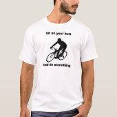 Lustiges Radfahren T-Shirt (Vorderseite)