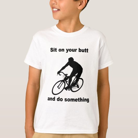 Lustiges Radfahren T-Shirt (Vorderseite)