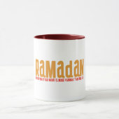 Lustiges Ramadan-Geschenk Tasse (Zentrum)