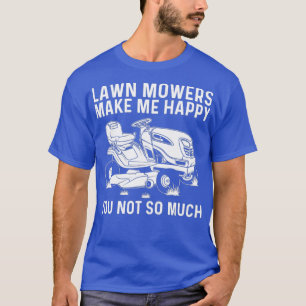 Lustiges Rasengeschenk für Männer Frauen Rasenmähe T-Shirt