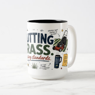 Lustiges Rasengeschenk Tasse mit Spruch