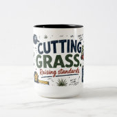 Lustiges Rasengeschenk Tasse mit Spruch (Mittel)