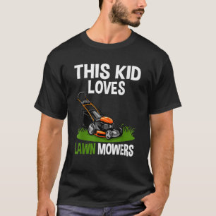 Lustiges Rasenmähen für Kinder Rasenmäher Farm T-Shirt