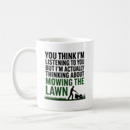 Lustiges Rasenschnitt-Geschenk für Papa Kaffeetasse