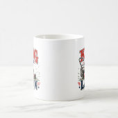 Lustiges Rasentraktor-Vater-Tassendesign Kaffeetasse (Mittel)