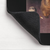 Lustiges rauchendes Waldmurmeltier Zigaretten Gen  Mousepad (Ecke)
